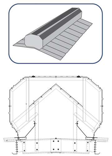 ridge ventilator